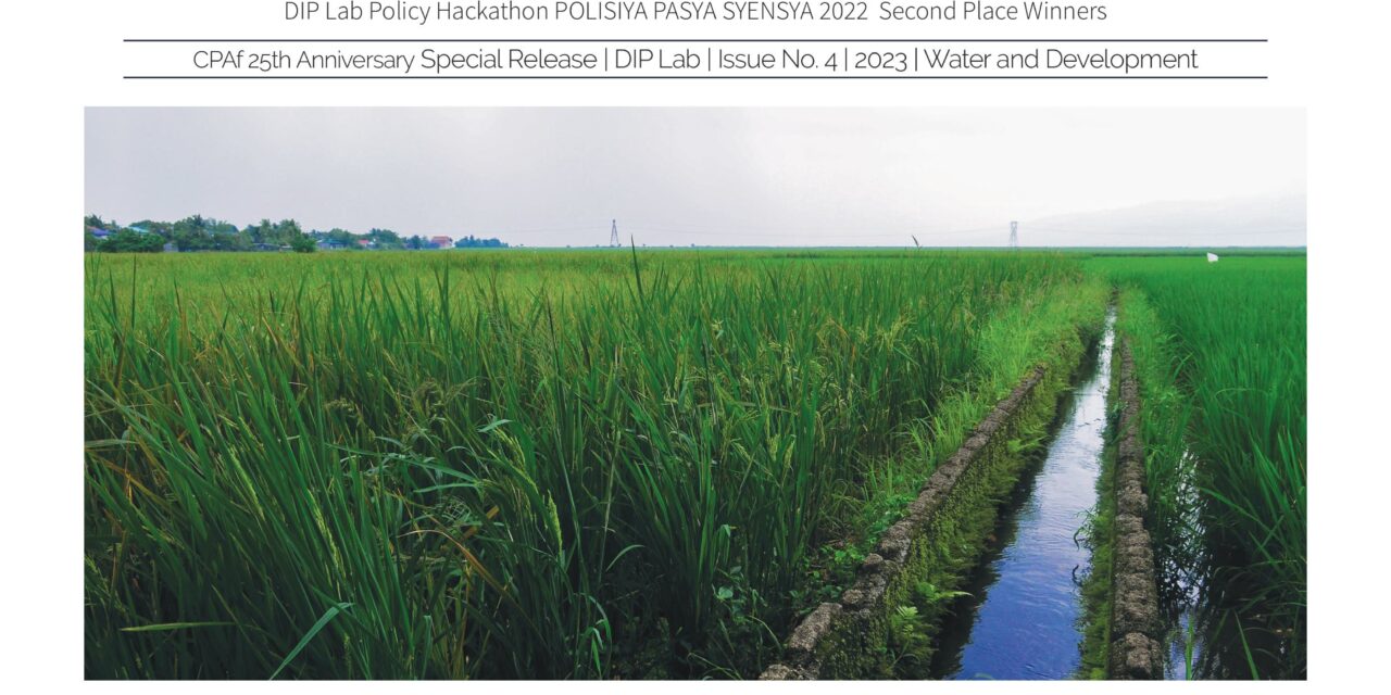 PARTE KO, PARTE MO SA IRIGASYON: Strengthening Capacities for Collaborative Water Governance towards Food Security